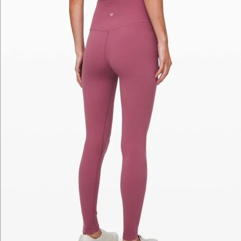 Lululemon Align Leggings Cropped Plumful Pink